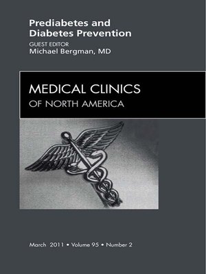 cover image of Prediabetes and Diabetes Prevention, an Issue of Medical Clinics of North America